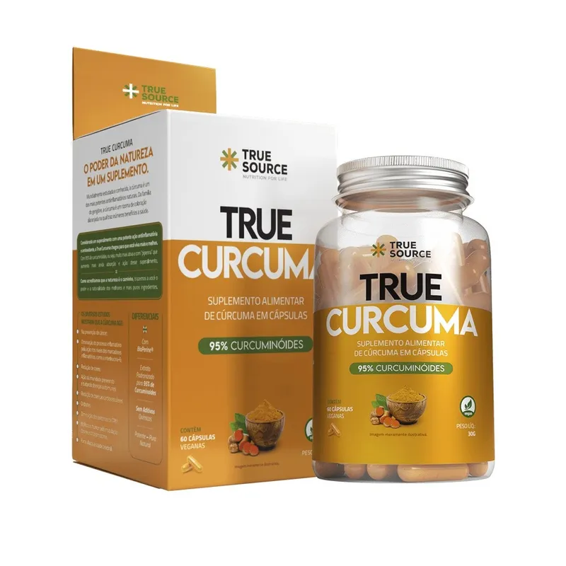 True Curcuma 500mg 60 Cápsulas