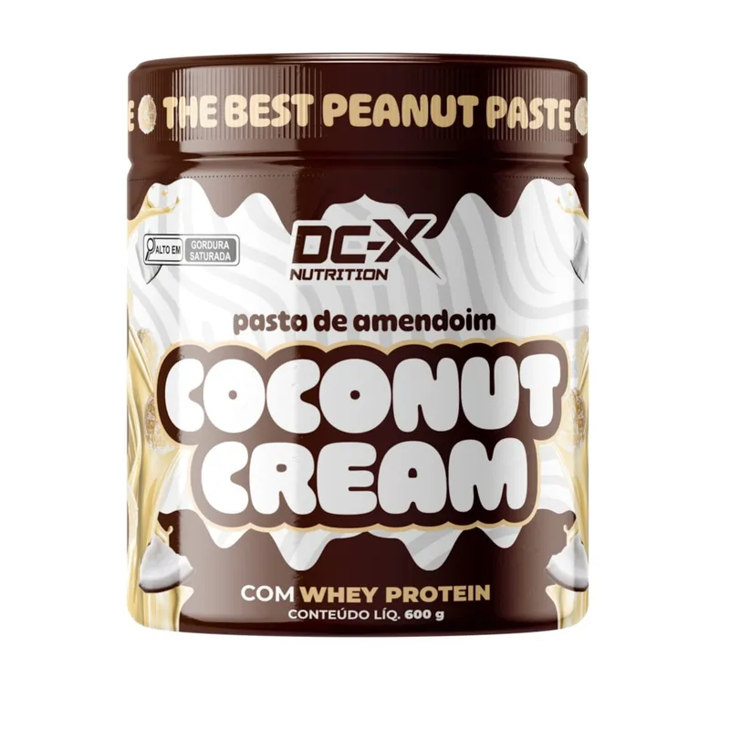 Pasta de Amendoim Gourmet 600g Coconut DCX Nutrition