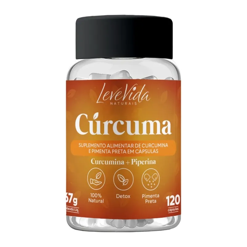 Cúrcuma 120 Cápsulas Leve Vida