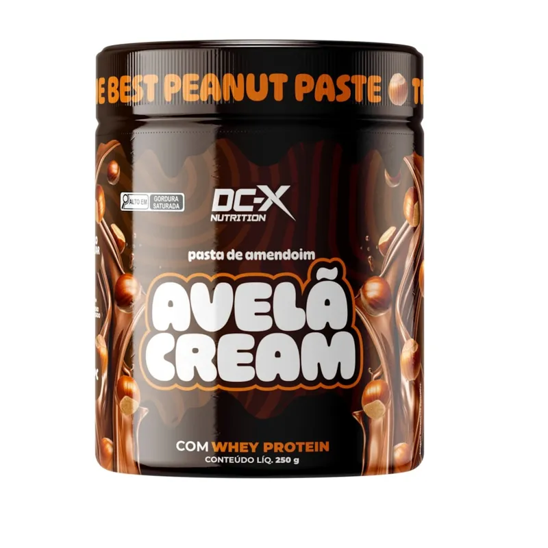 Pasta de Amendoim Gourmet 250g Avelã DCX Nutrition
