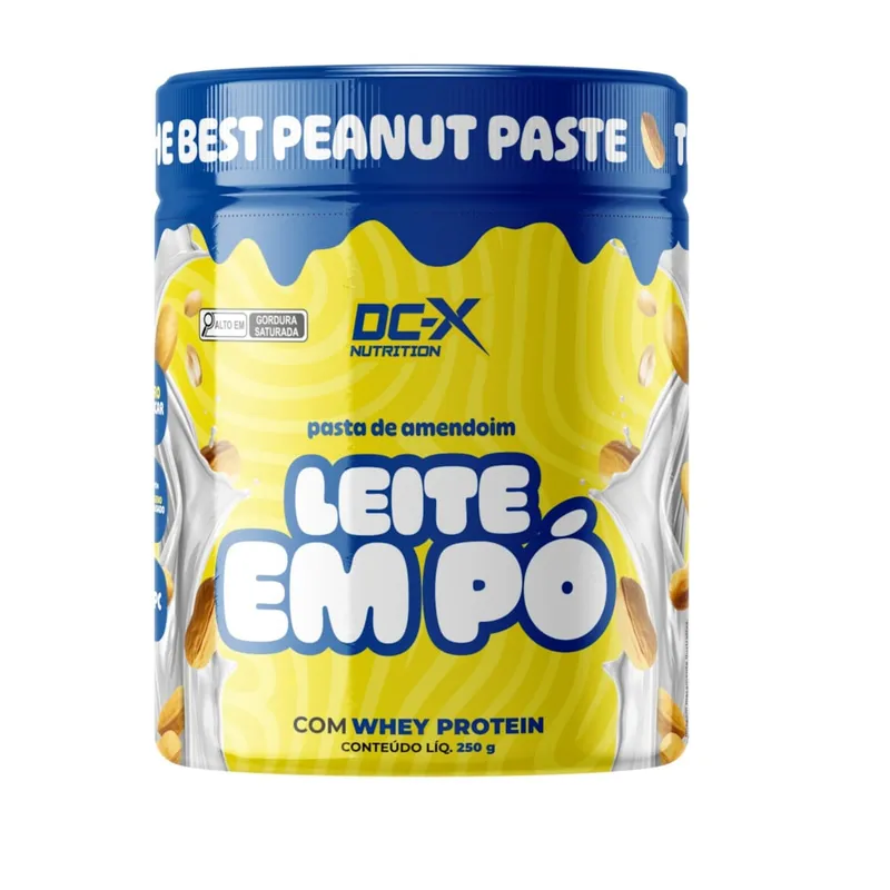 Pasta de Amendoim Gourmet 250g Leite em Pó DCX Nutrition