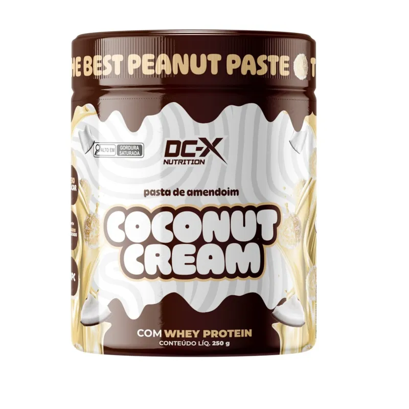 Pasta de Amendoim Gourmet 250g Coconut DCX Nutrition