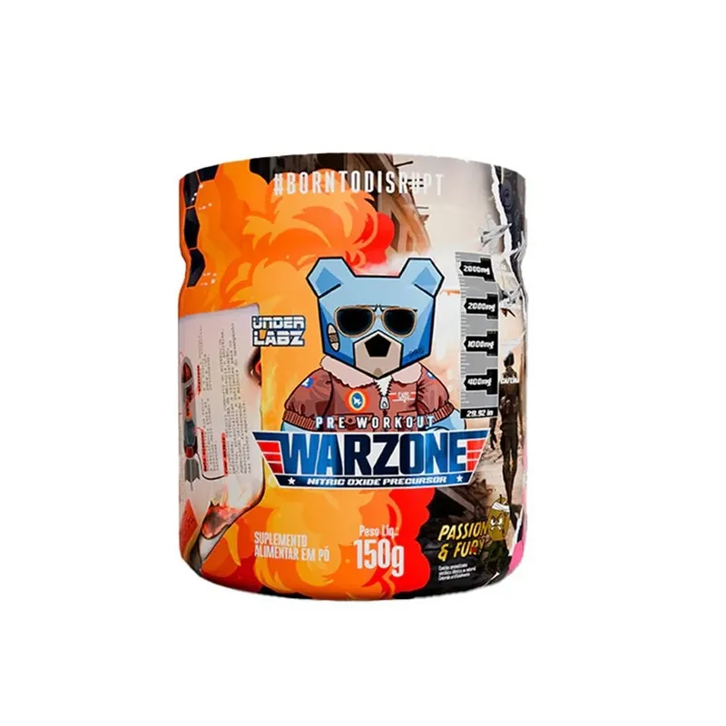 Pré Treino Warzone 150g Under Labz