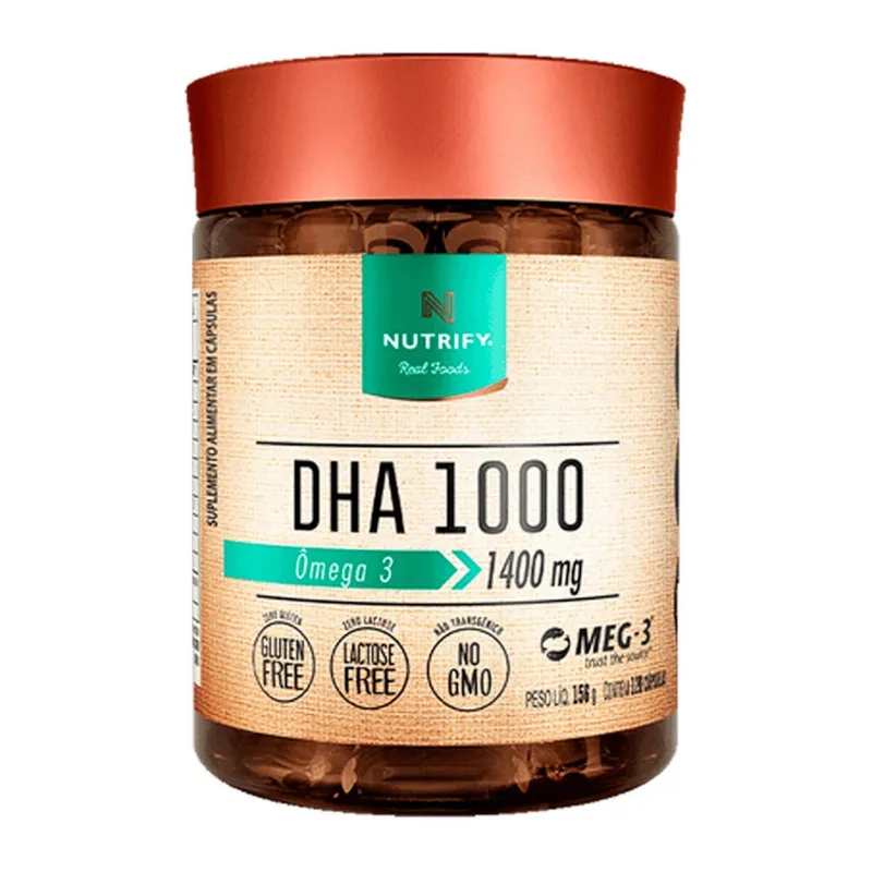 DHA 1000mg 60 Cápsulas Nutrify