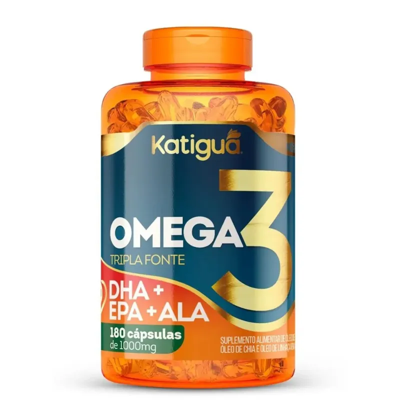Ômega 3 Tripla Fonte 180 Cápsulas Katiguá