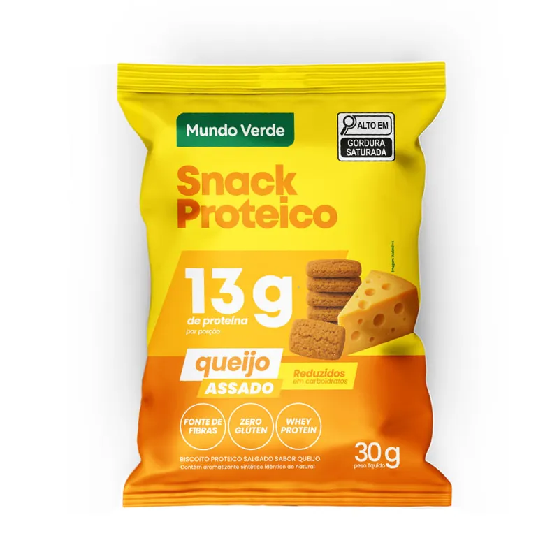 Snack Proteico Queijo Mundo Verde 30g