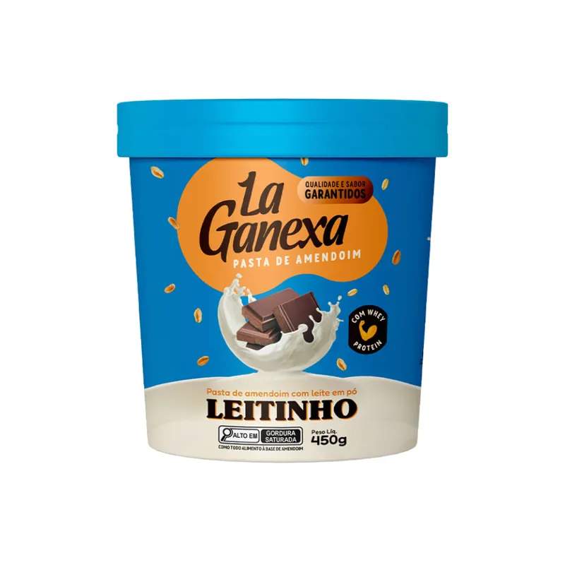 Pasta De Amendoim Leitinho La Ganexa 450g