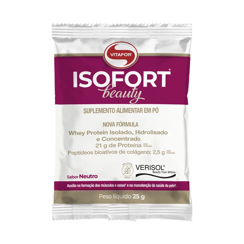ISOFORT® BEAUTY Sabor Neutro Sachê Unitário 25g