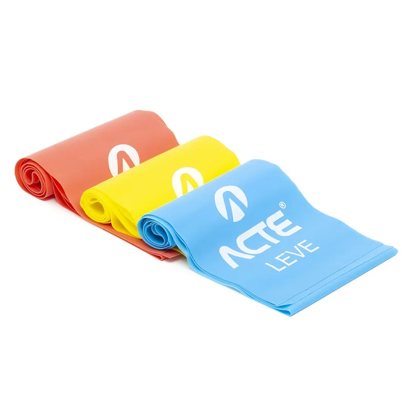 Kit 3 faixas elásticas Fácil, Médio e Difícil T13 Acte Sports