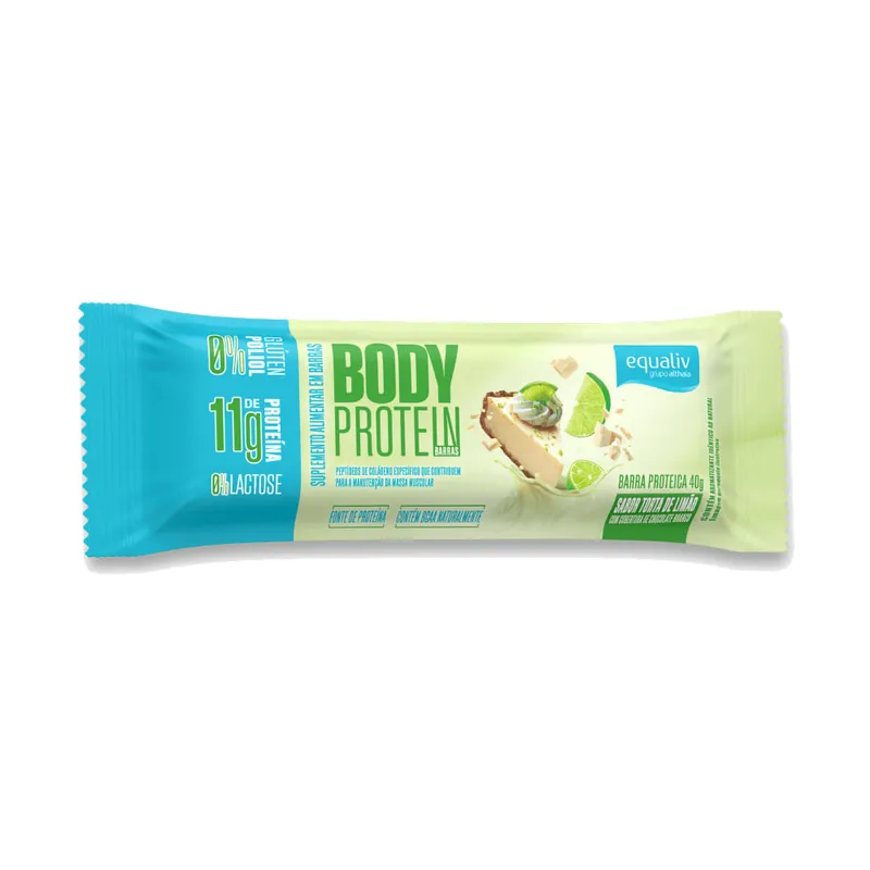 Body Protein Barra Torta de Limão Equaliv 40g