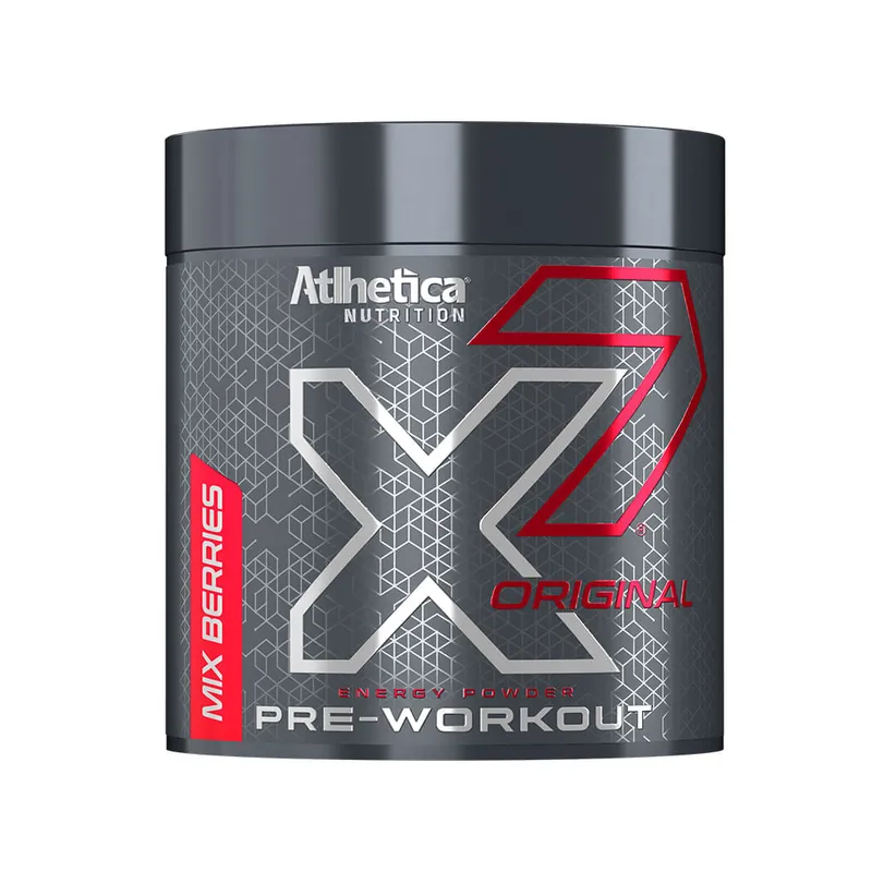 Pré Treino X7 (Pote 300g) Frutas Vermelhas Mix Berries