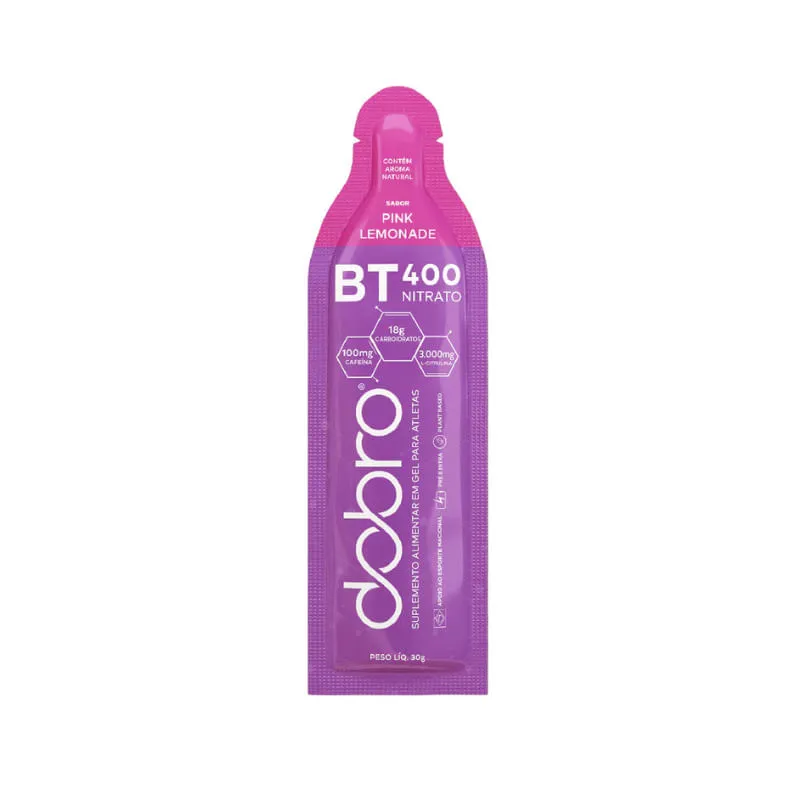 BT Nitrato Gel Pink Lemonade com Cafeína e Citrulina Dobro 30g