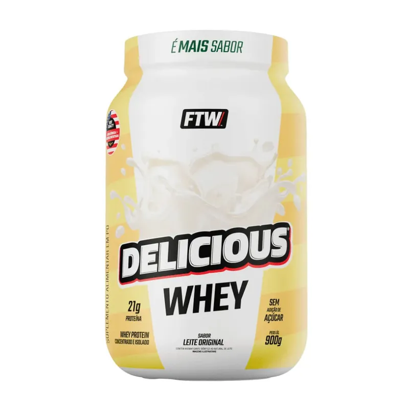 Delicious Whey Leite Tradicional FTW 900g