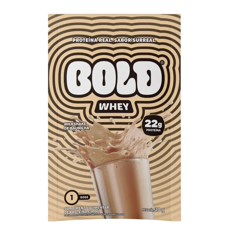 Whey Milkshake de Baunilha Bold 30g