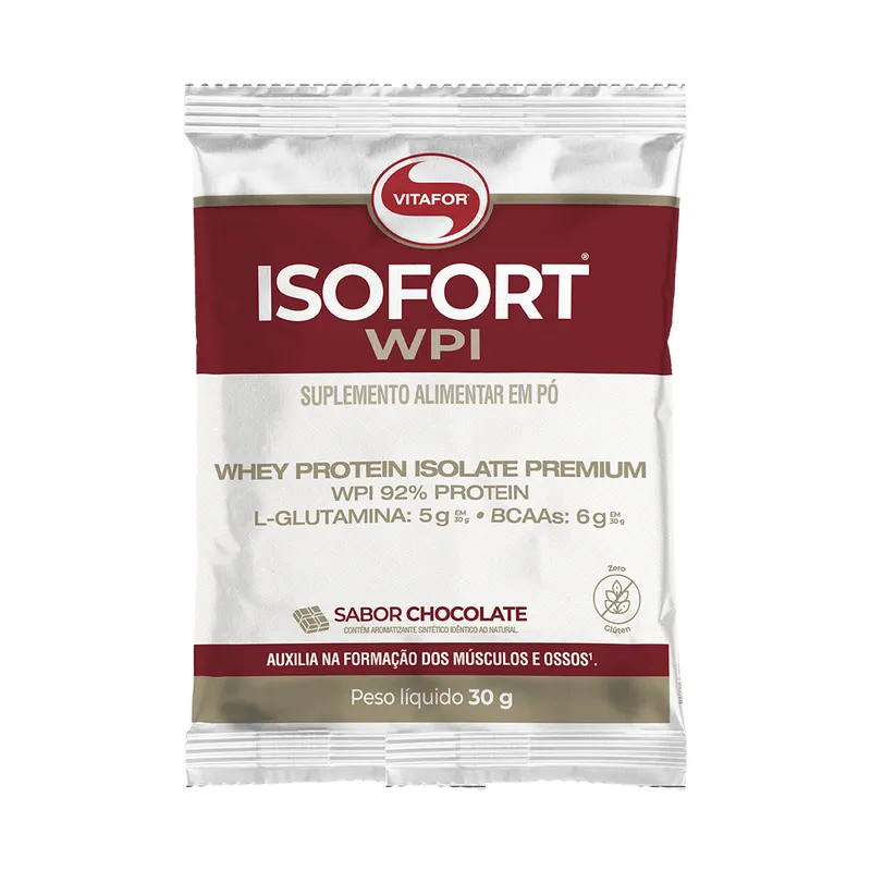 ISOFORT® WPI Sabor Chocolate Sachê Unitário 30g