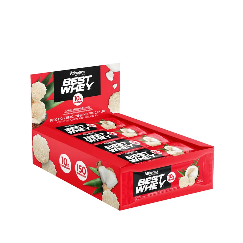 Best Whey Bar (Display com 12 Barras de 32g) Beijinho de Coco