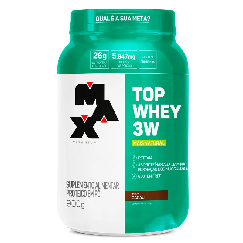 Top Whey 3W + Natural 900G