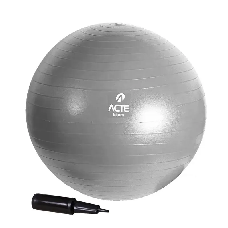 Bola de Pilates T9-C 65cm Cinza ACTE