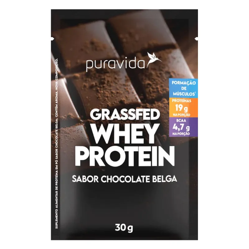 Grassfed Whey Protein Chocolate Belga Puravida 30g