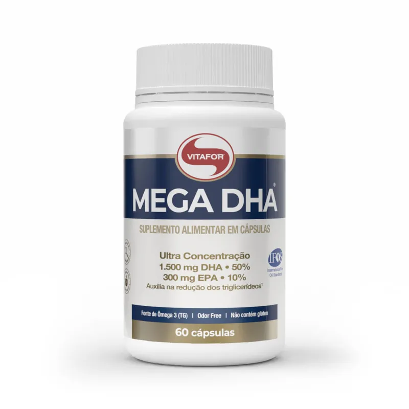 MEGA DHA®: Ômega 3 60 Cápsulas