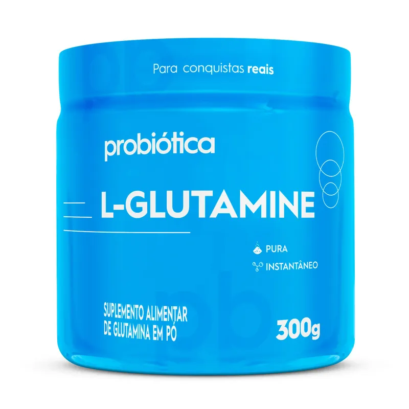 Glutamina L-Glutamine em Pó 300g – Alta Pureza