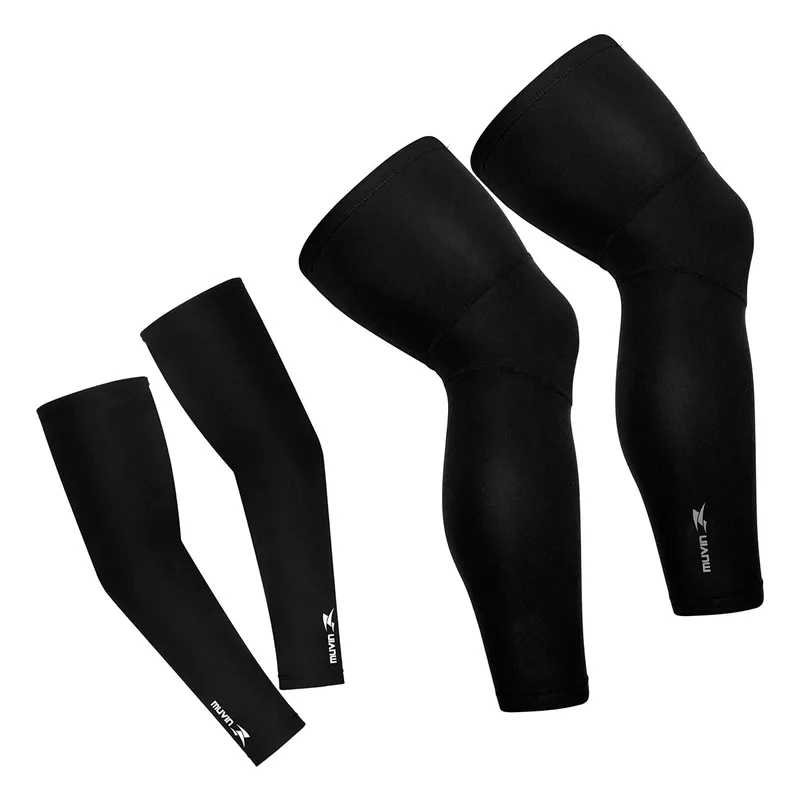 Kit Manguito Longo Elástico Pro FPS UV 50+ + Pernito Esportivo Pro Proteção Solar UV50+