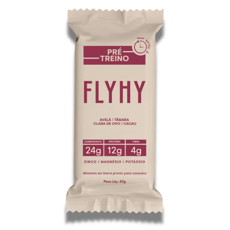 Barra Pré Treino Avelã Flyhy 52g