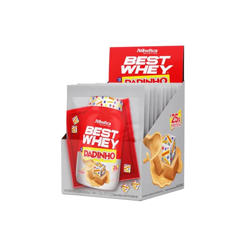 Best Whey Protein (Display com 15 Sachês de 40g) Dadinho