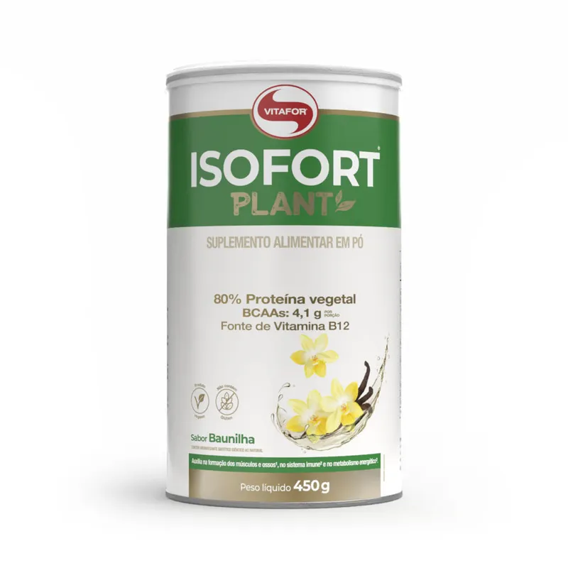 ISOFORT® PLANT Sabor Baunilha 450g