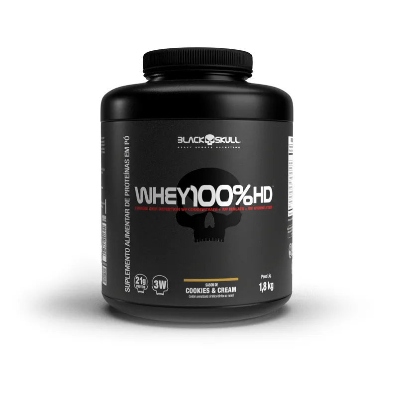 Whey 100% HD (WPC, WPI E WPH) - 1,8kg