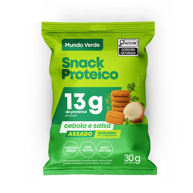 Snack Proteico Cebola e Salsa Mundo Verde 30g