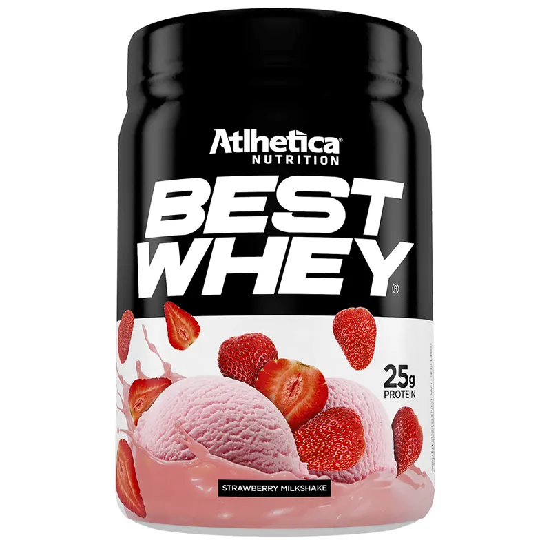 Best Whey Protein (Pote 450g) Strawberry Milk Shake