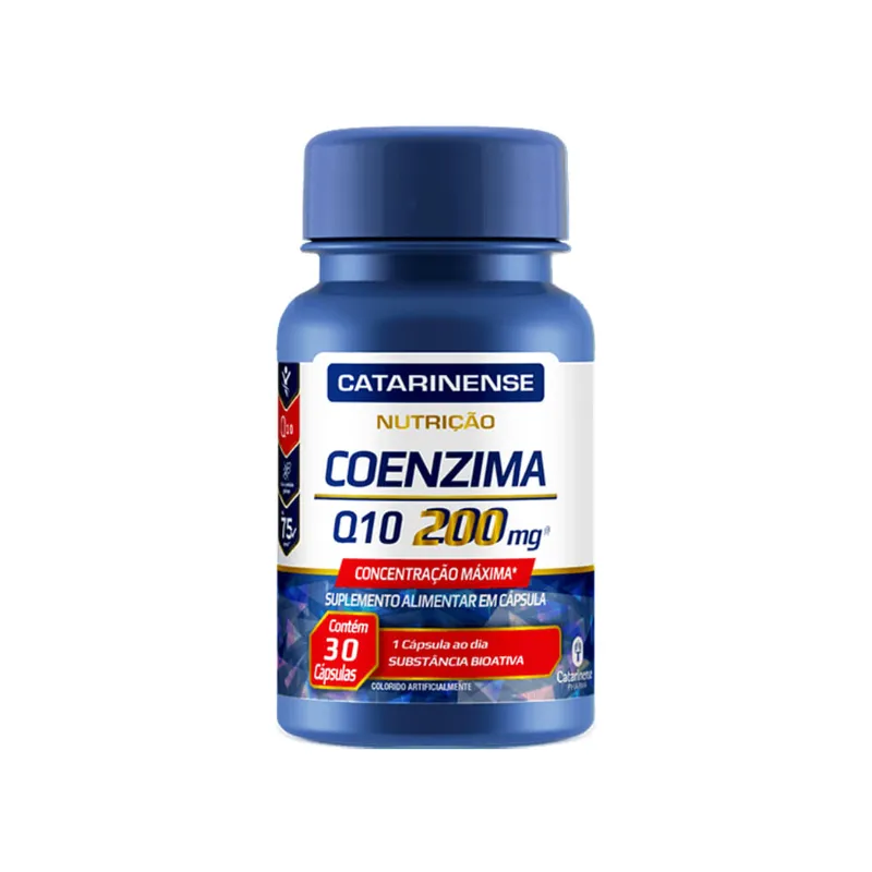 Coenzima Q10 200mg Catarinense Nutrição 30caps