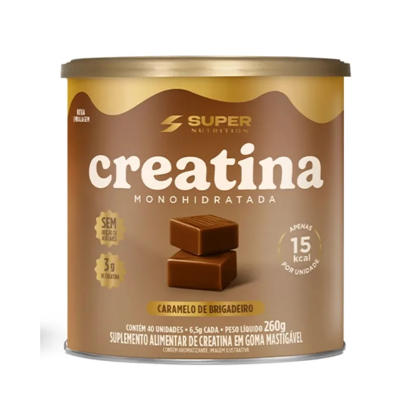 Caramelo de Creatina Brigadeiro Super Nutrition 260g