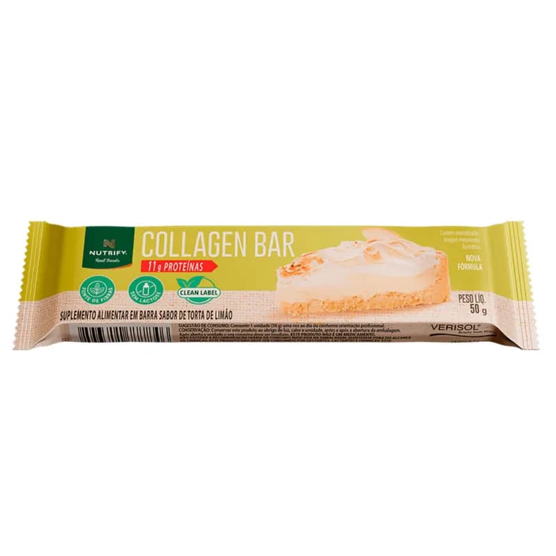 Collagen Bar Torta de Limão Nutrify 50g