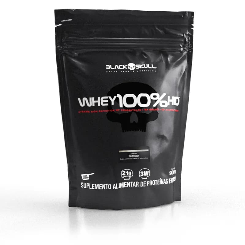 Whey 100% HD (WPC, WPI E WPH) - Refil 900g