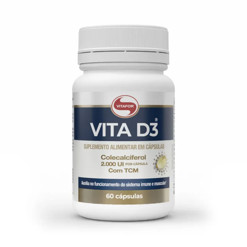 VITA D3®: Suplemento de Vitamina D3 60 Cápsulas