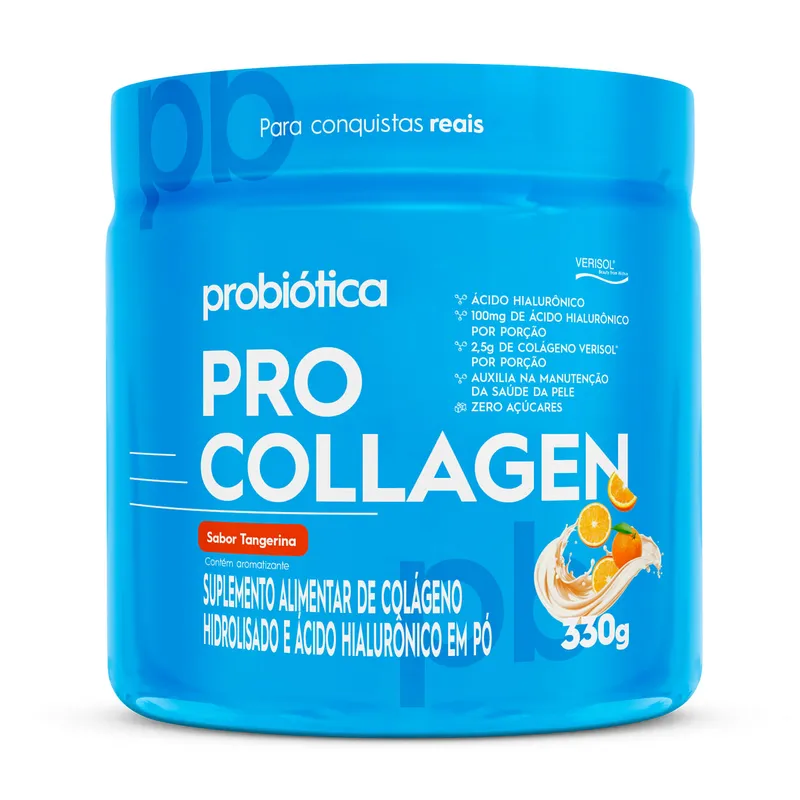 Colágeno Hidrolisado Pro Collagen em Pó 330g – Pele, Unhas e Cabelos