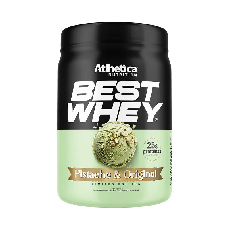 Best Whey Protein (Pote 450g) Pistache & Tradicional